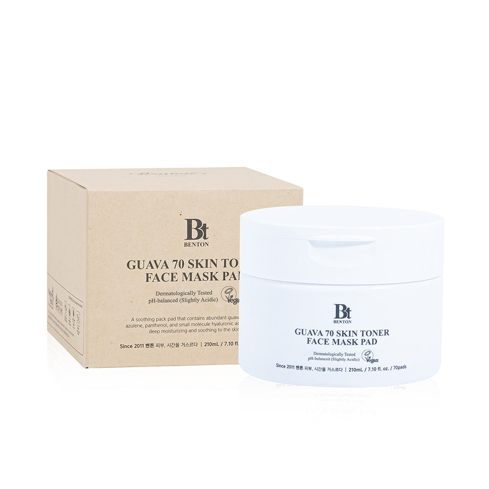 benton Guava 70 Skin Toner Face Mask Pad 210ml / 70pcs
