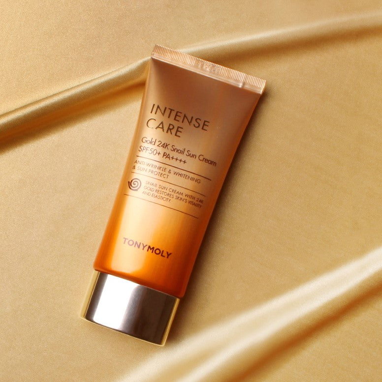 tonymoly Intense Care Gold24K Snail Sun Cream SPF50+ PA++++ 50ml