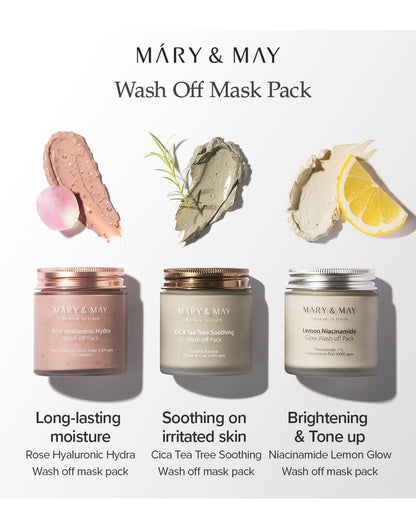 Mary&May CICA TeaTree Soothing Wash off Pack 125g
