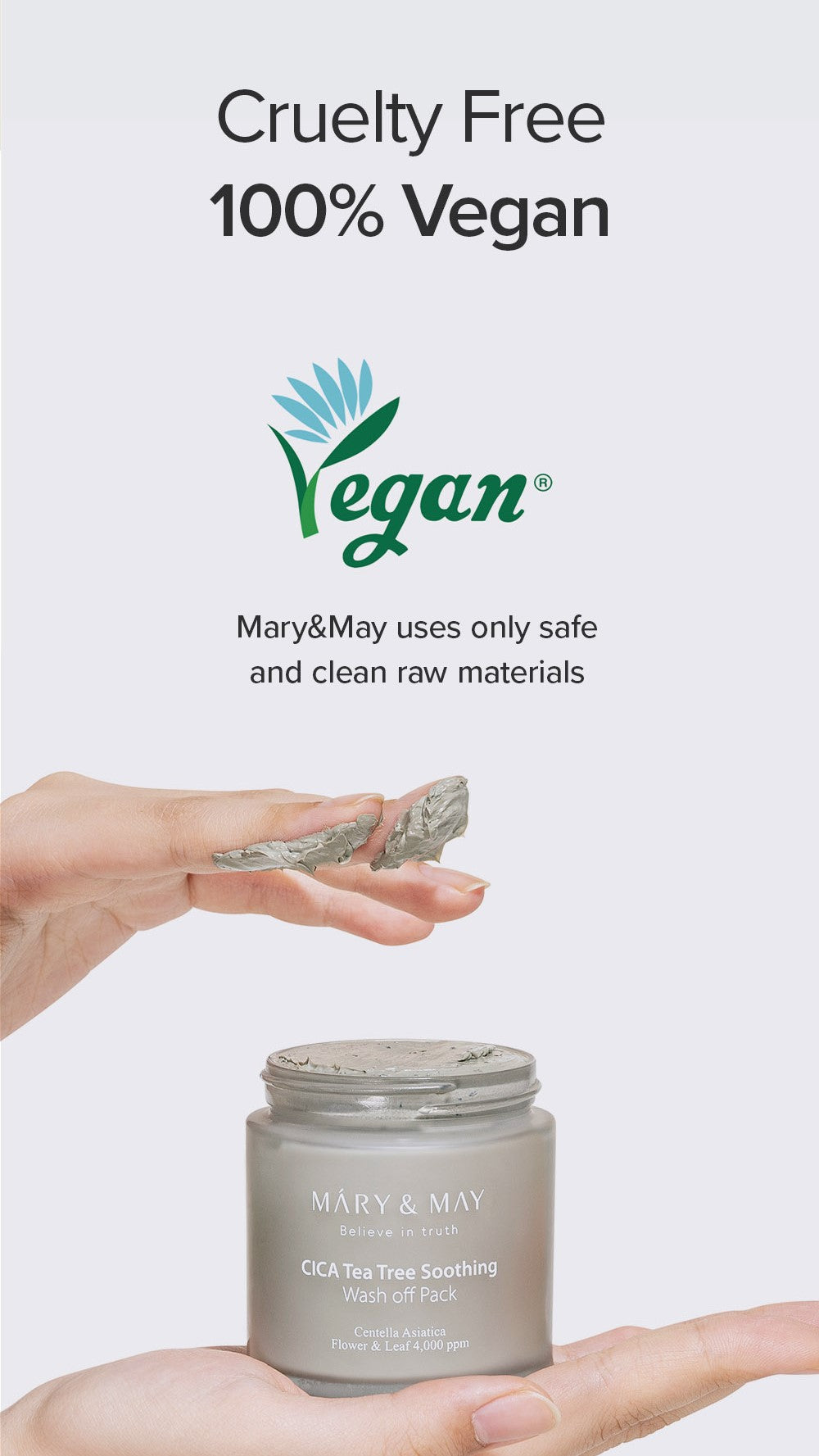 Mary&May CICA TeaTree Soothing Wash off Pack 125g