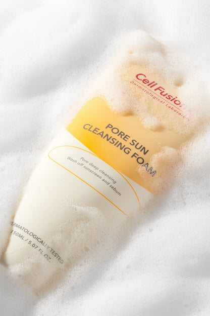 CellfusionC Pore Sun Cleansing Foam - 150ml