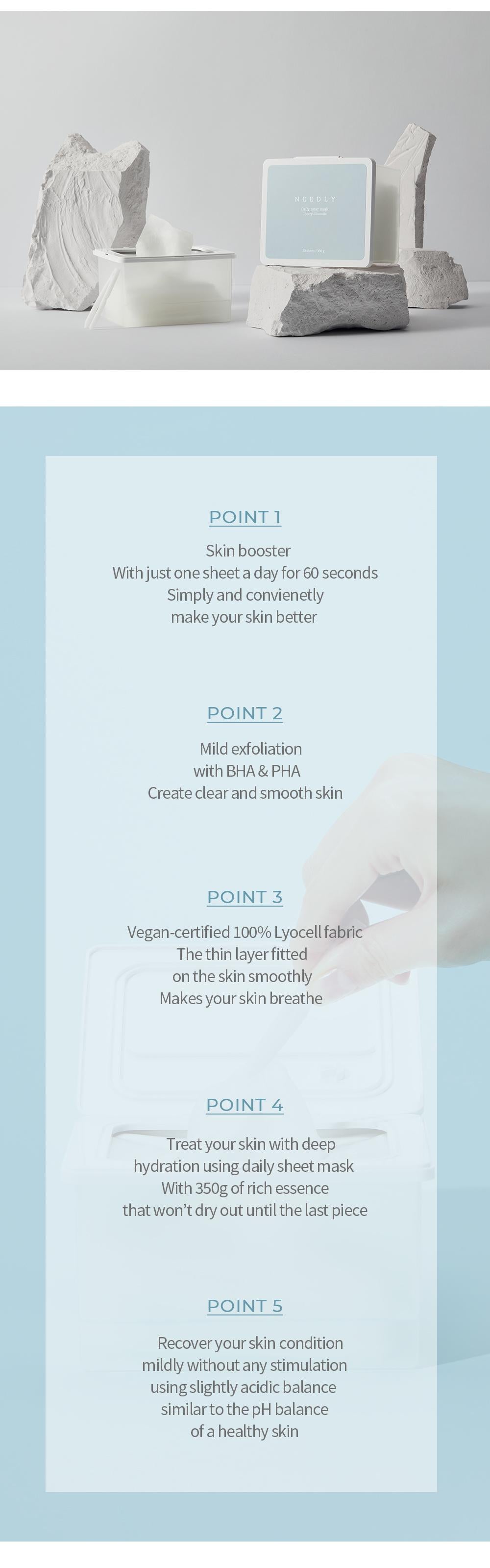 Needly Daily Toner Mask Pack 30 Sheets