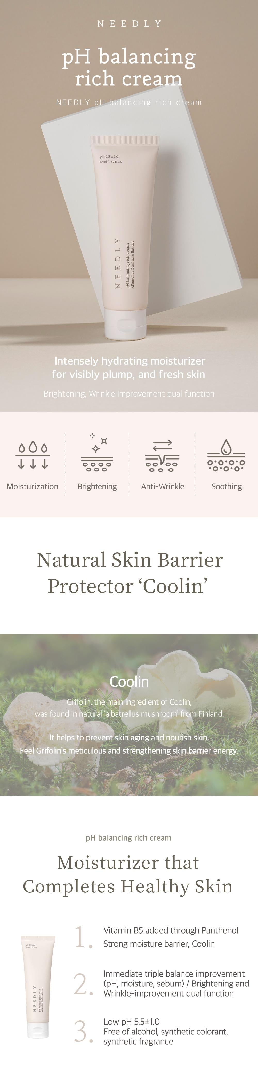 Needly pH balancing rich cream 50ml