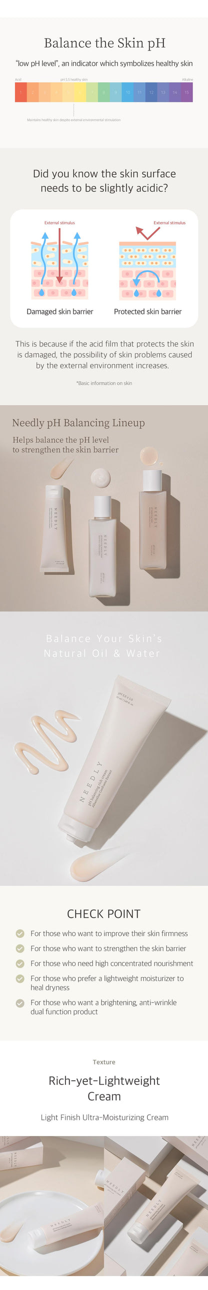 Needly pH balancing rich cream 50ml