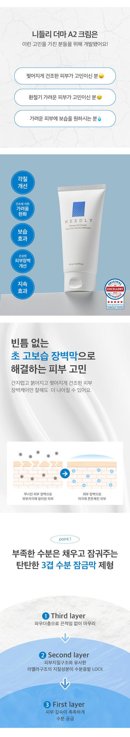 Needly Derma A2 Cream 150ml