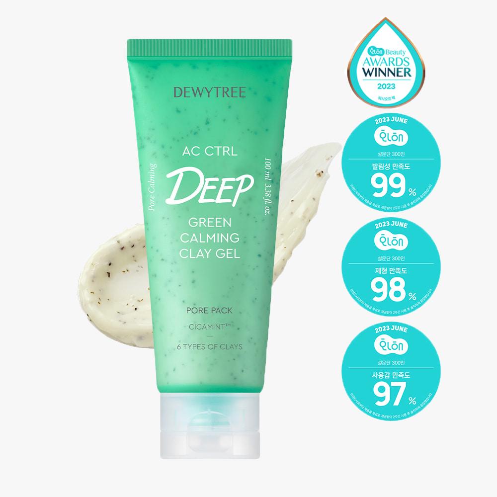 Dewytree AC CTRL DEEP GREEN CALMING CLAY GEL PORE PACK 100ml