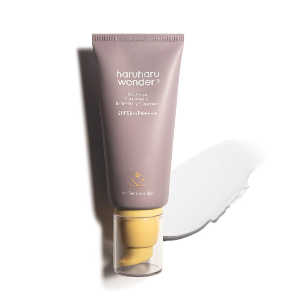 haruharuwonder Black Rice Pure Mineral Relief Daily Sunscreen Unscented SPF50+ 50ml