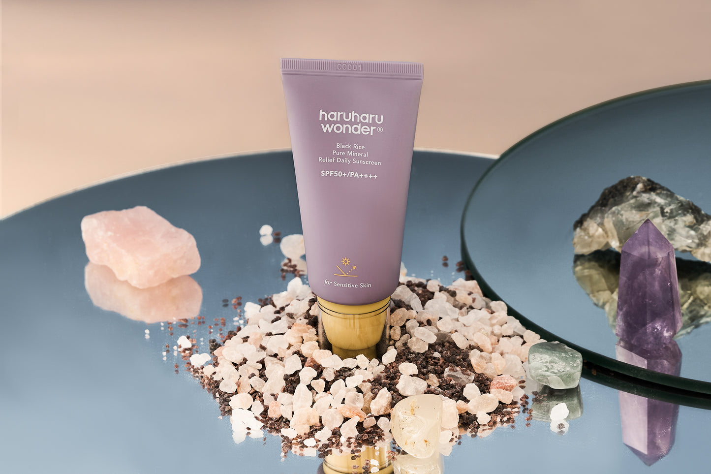 haruharuwonder Black Rice Pure Mineral Relief Daily Sunscreen Unscented SPF50+ 50ml