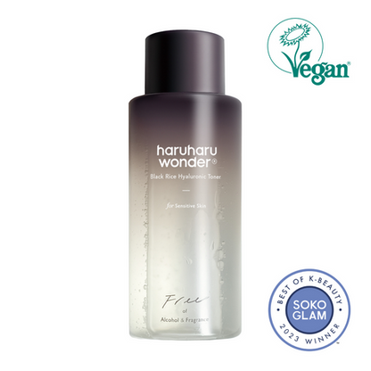 haruharuwonder Black Rice Hyaluronic Toner for Sensitive Skin - 3Size