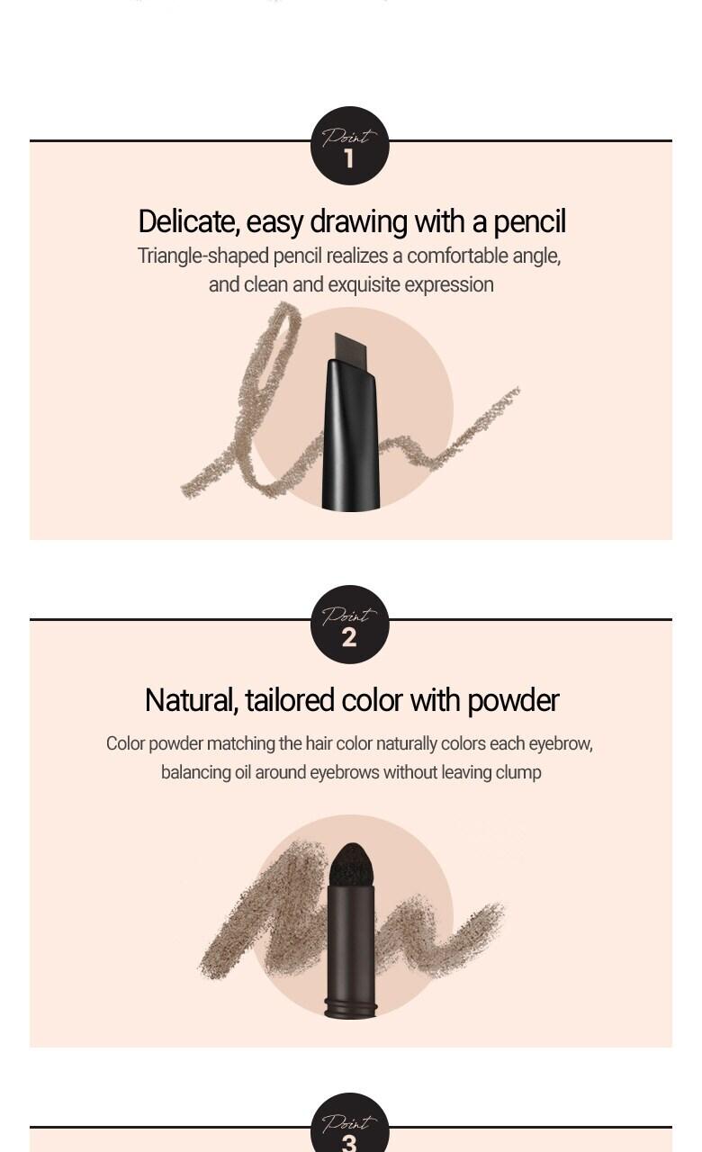 WAKEMAKE Powder Jet Dual Brow 0.75g - #09 Gray Brown