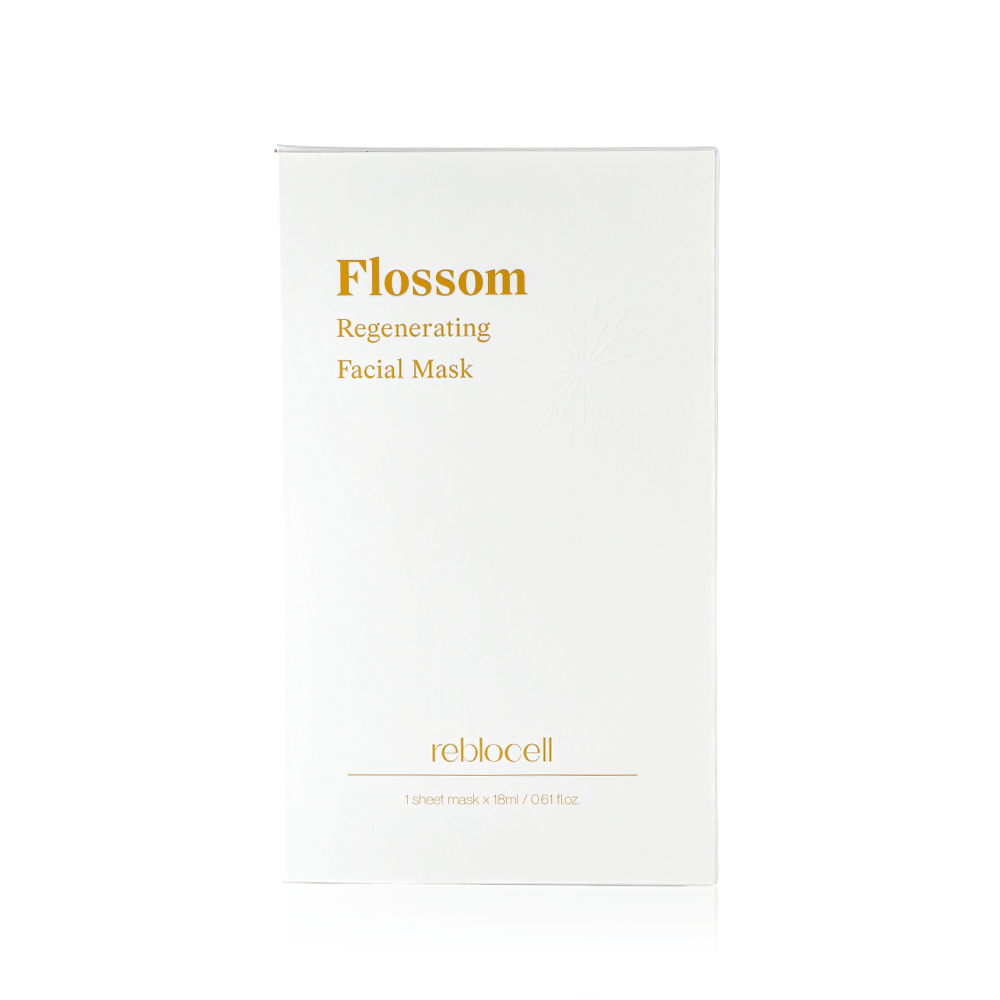Reblocell Flossom Regenerating Facial Mask EGF 1ppm 1 Sheet