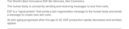 Reblocell Flossom Regenerating Facial Mask EGF 1ppm 1 Sheet