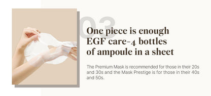 Reblocell Flossom Regenerating Facial Mask EGF 1ppm 1 Sheet