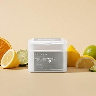 Mary&May Niacinamide Vitamin C Brightening Mask 30EA/400g