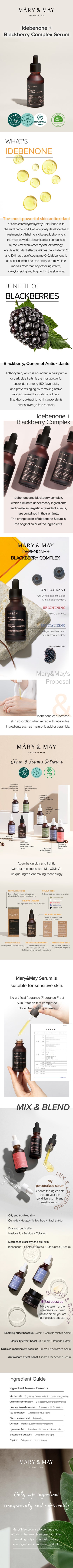 Mary&May Niacinamide+Chaenomeles Sinensis Serum 10ml Miniature