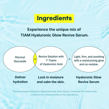 Tiam Hyaluronic Glow Revive Serum - 40ml
