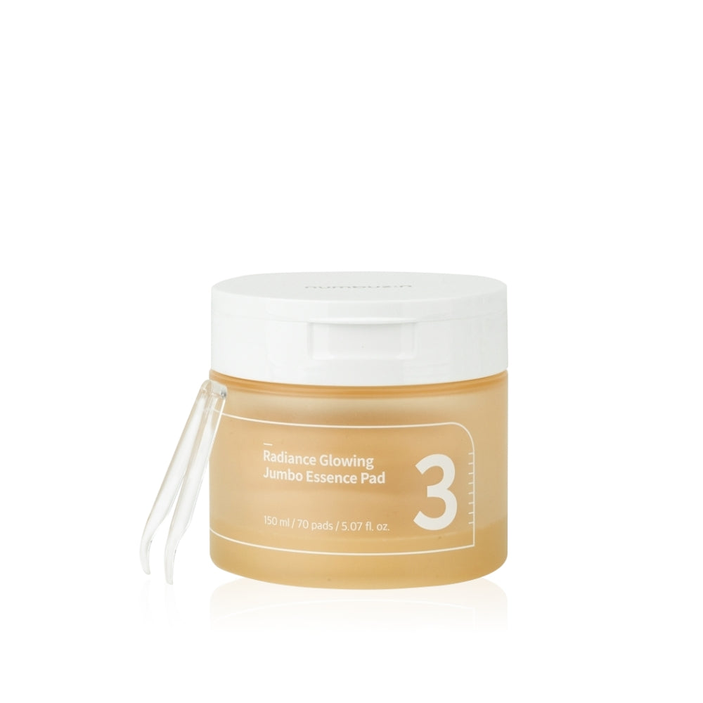 Numbuzin No.3 Radiance Glowing Jumbo Essence Pad 70Pads 150ml