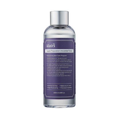 Dear Klairs Supple Preparation Unscented Toner 180ml