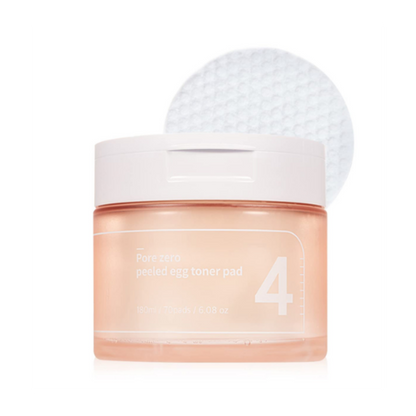 Numbuzin No.4 Pore Zero Peeled Egg Toner Pad 70Pads 180ml