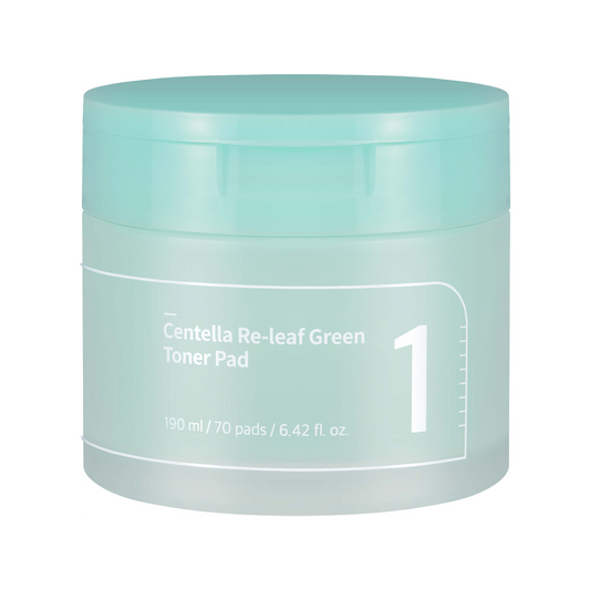 Numbuzin No.1 Centella Re-Leaf Green Toner Pad 70Pads 190ml