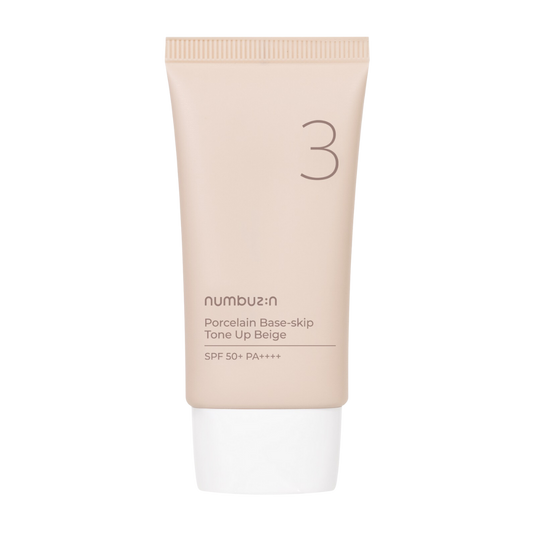 Numbuzin No.3 Porcelain Base-skip Tone Up Beige 50ml