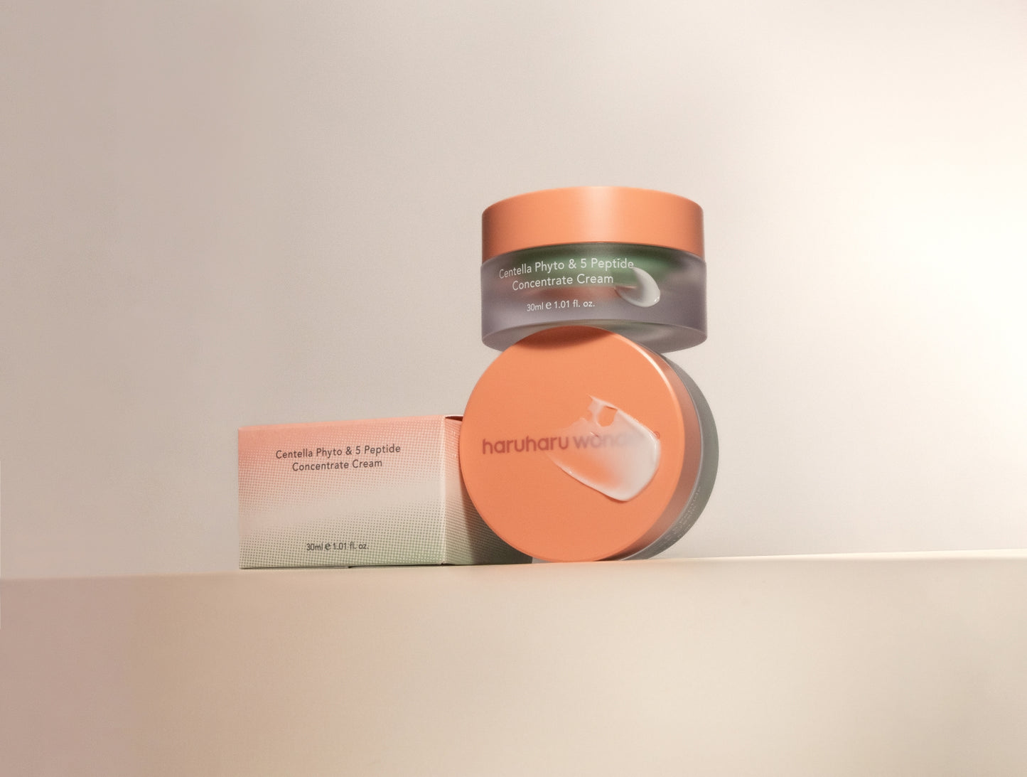 haruharuwonder Centella Phyto & 5 Peptide Concentrate Cream - 3Size