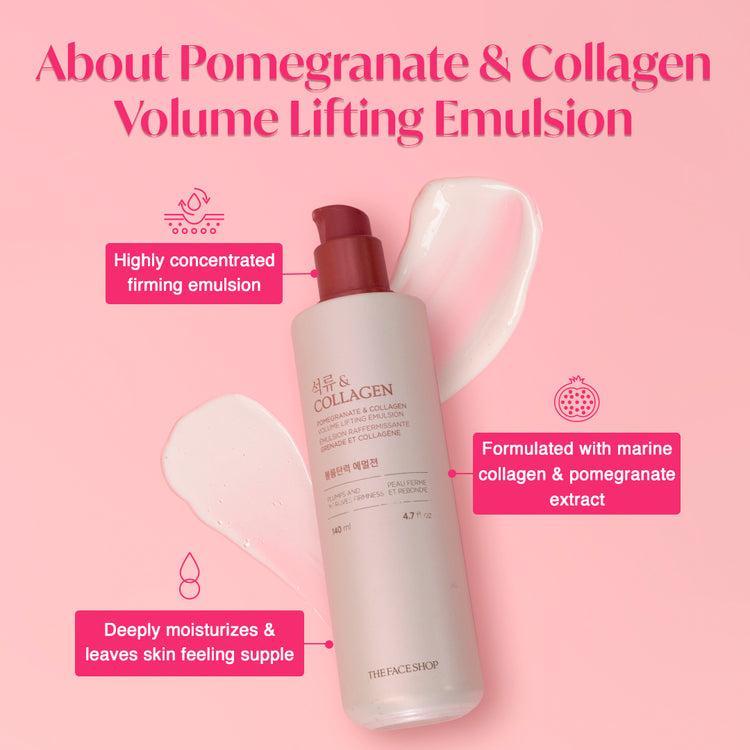 Thefaceshop POMEGRANATE AND COLLAGEN VOLUME LIFTING EMULSION 140ml