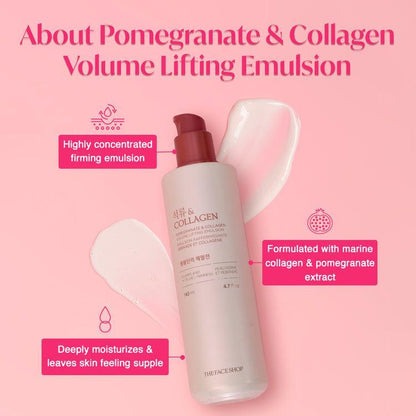 Thefaceshop POMEGRANATE AND COLLAGEN VOLUME LIFTING EMULSION 140ml
