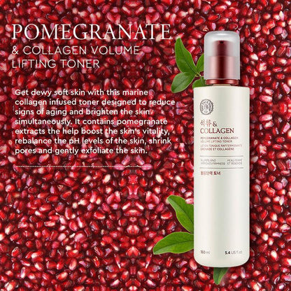 Thefaceshop POMEGRANATE AND COLLAGEN VOLUME LIFTING TONER 160ml