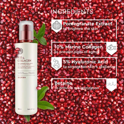 Thefaceshop POMEGRANATE AND COLLAGEN VOLUME LIFTING TONER 160ml
