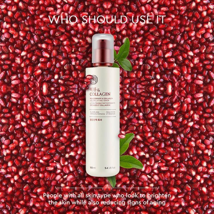 Thefaceshop POMEGRANATE AND COLLAGEN VOLUME LIFTING TONER 160ml