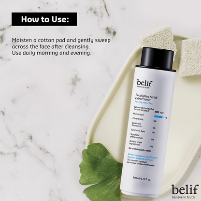 Belif Eucalyptus herbal extract toner 200 ml