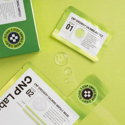 CNP Laboratory 2-Step Greenery Calming Ampule Mask 5ea