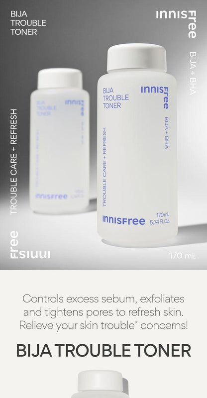 Innisfree Bija Trouble Toner 170ml