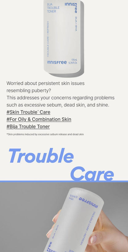 Innisfree Bija Trouble Toner 170ml