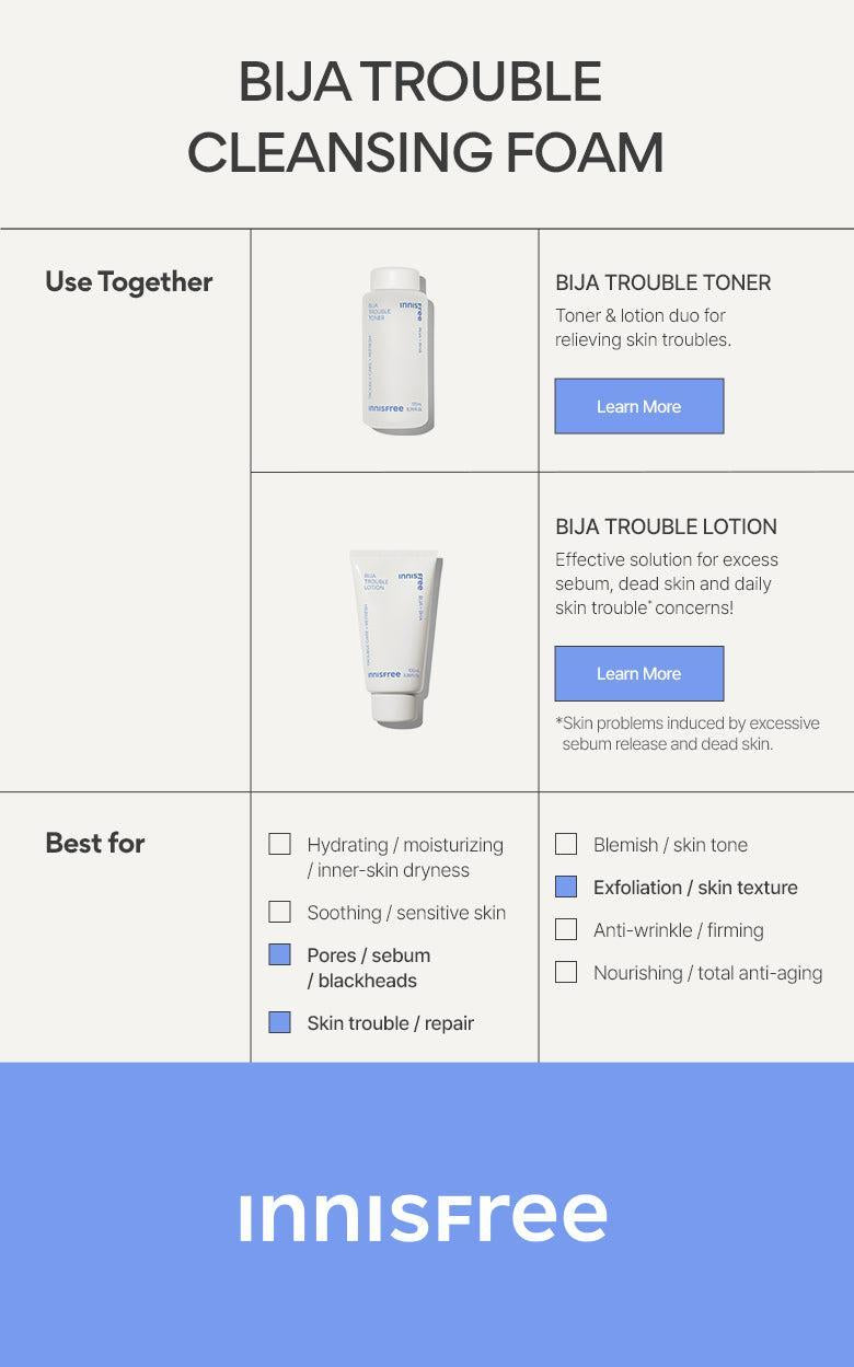 Innisfree Bija Trouble Cleansing Foam 150g