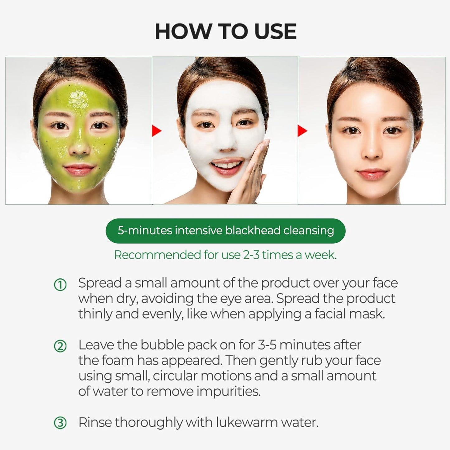 SomeByMi BYE BYE BLACKHEAD 30 DAYS MIRACLE GREEN TEA TOX BUBBLE CLEANSER 120g