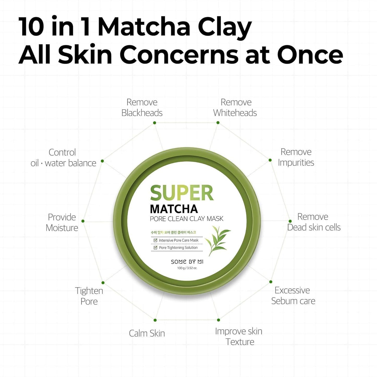 SomeByMi SUPER MATCHA PORE CLEAN CLAY MASK 100g
