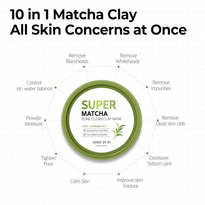 SomeByMi SUPER MATCHA PORE CLEAN CLAY MASK 100g