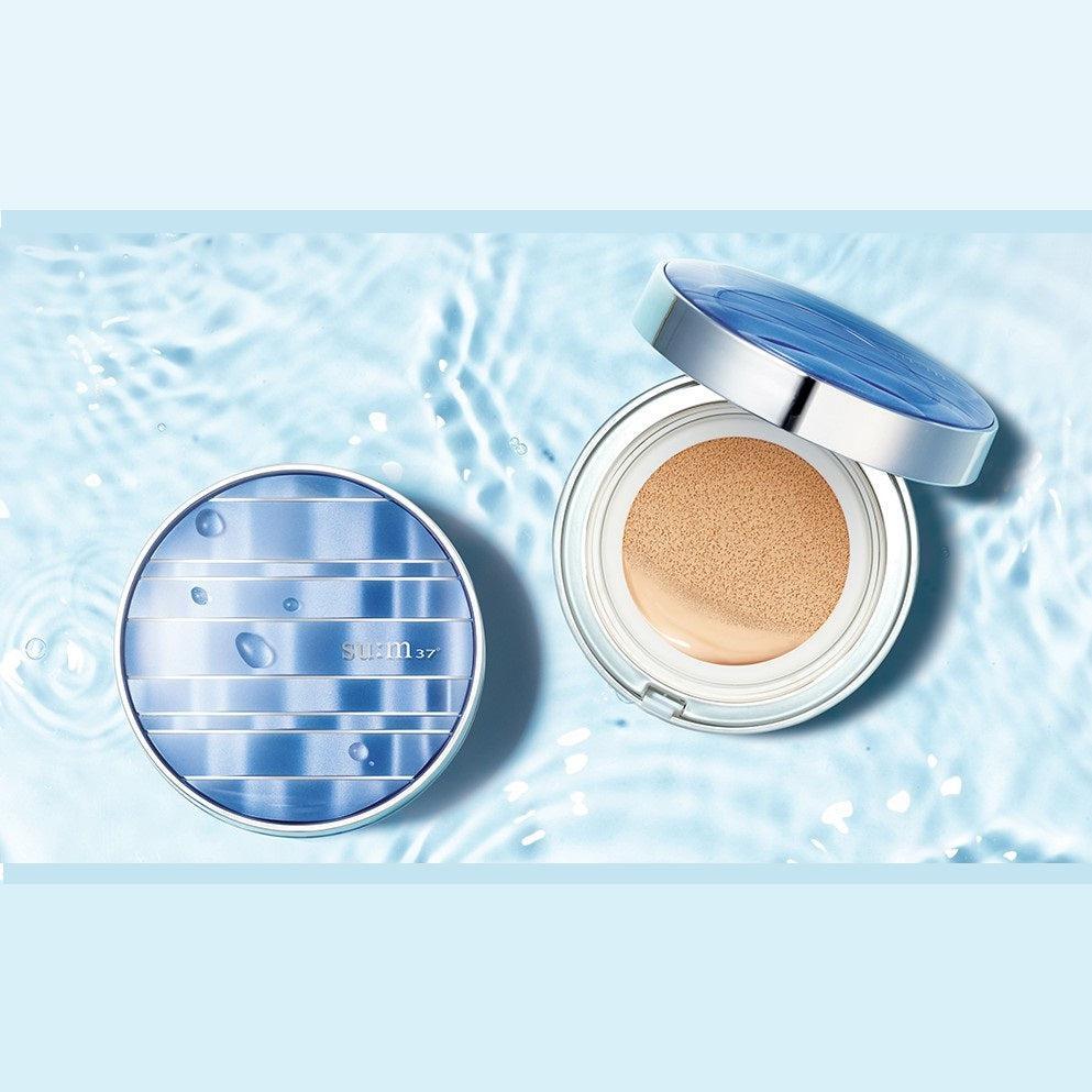 Su:m37 Water-full CC Cushion Perfect Finish SPF50+/PA+++ -No.1 Light Beige