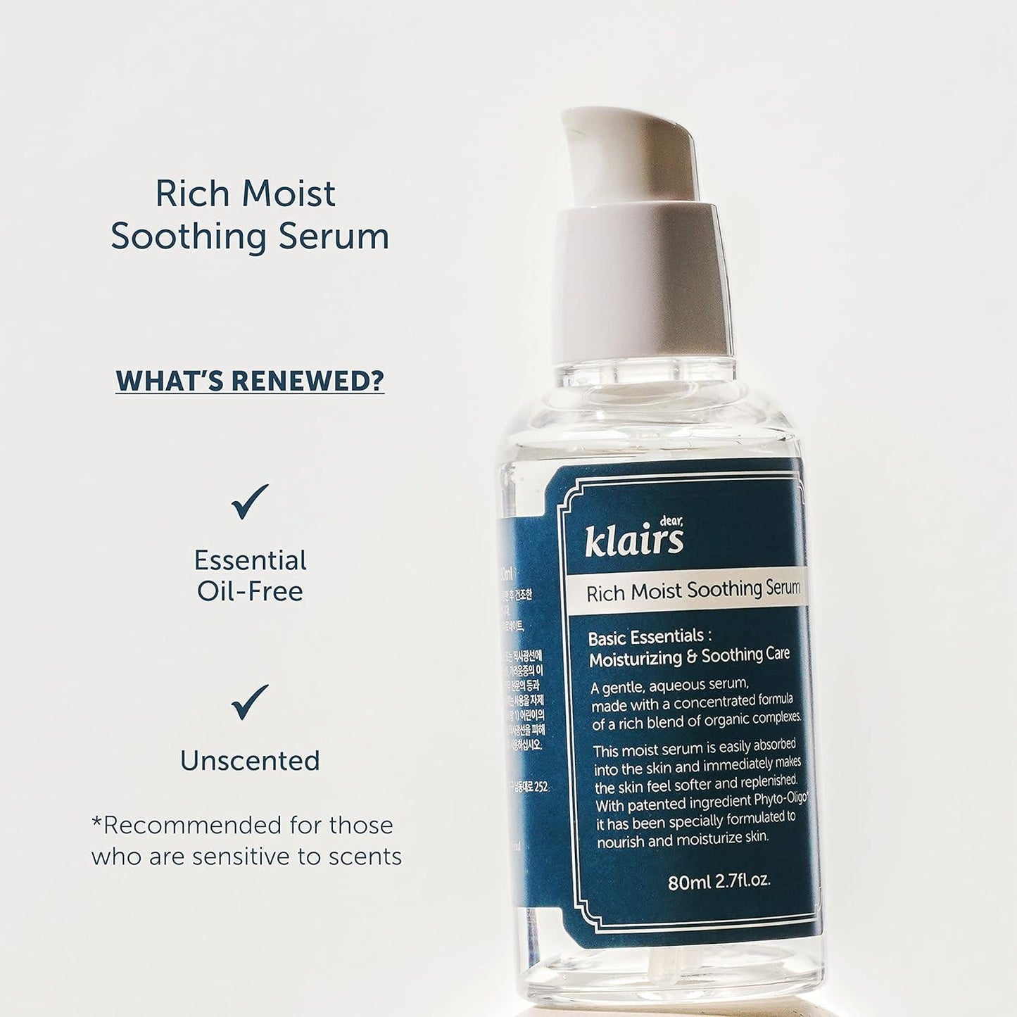 Dear Klairs Rich Moist Soothing Serum 80ml