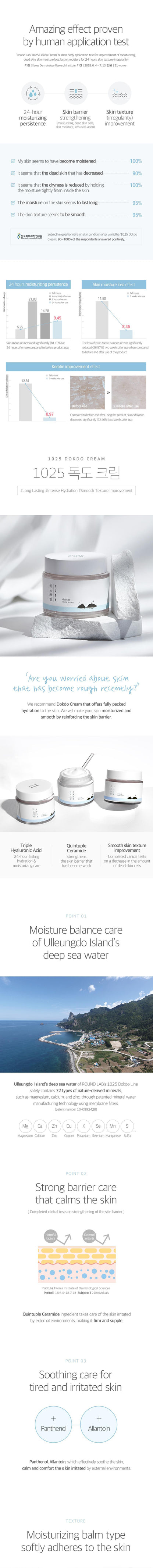 ROUNDLAB 1025 Dokdo Cream 80ml