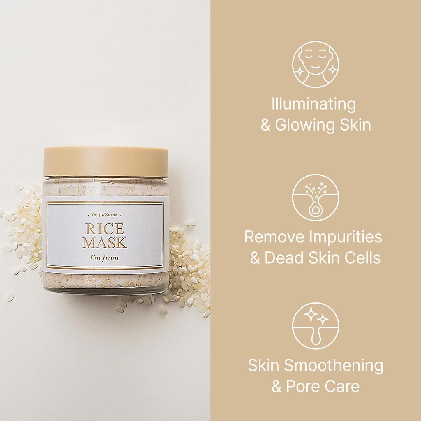 ImFrom Rice Mask 110g