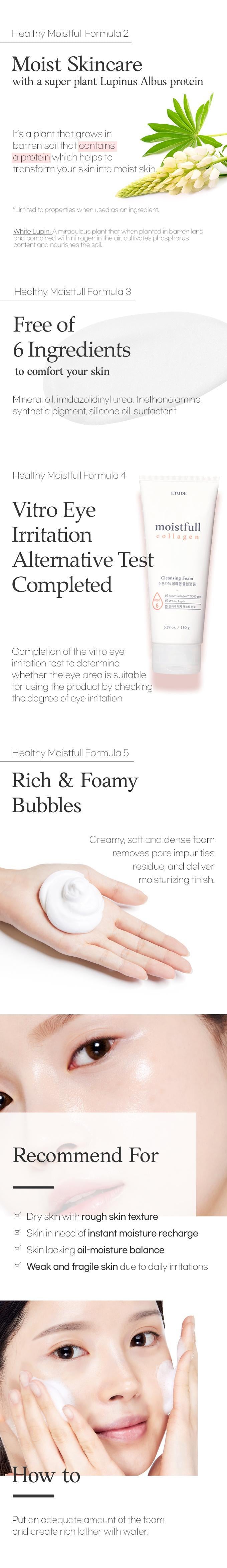 EtudeHouse Moistfull Collagen Cleansing Foam 150ml