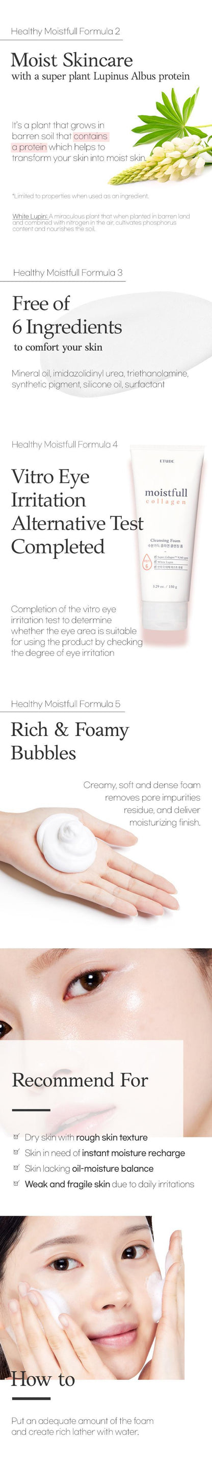 EtudeHouse Moistfull Collagen Cleansing Foam 150ml