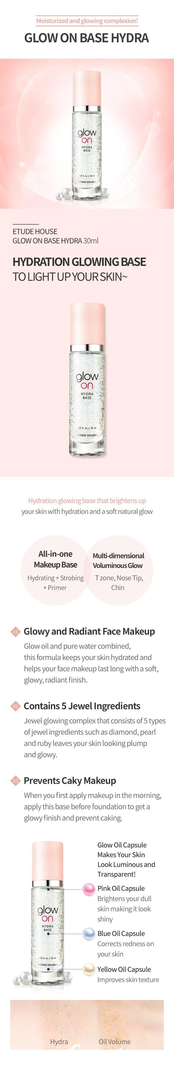 EtudeHouse Glow On Base Hydra 30ml