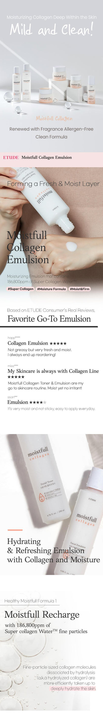 EtudeHouse Moistfull Collagen Emulsion 180ml