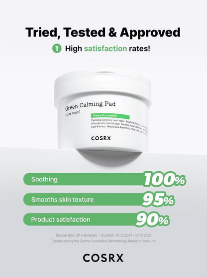 Cosrx One Step Green Hero Calming Pad 70pcs