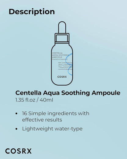 Cosrx Hydrium Centella Aqua Soothing Ampoule 40ml