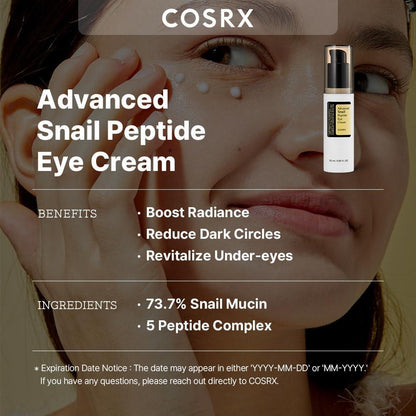 Cosrx Advanced Snail Peptide Eye Cream 25ml
